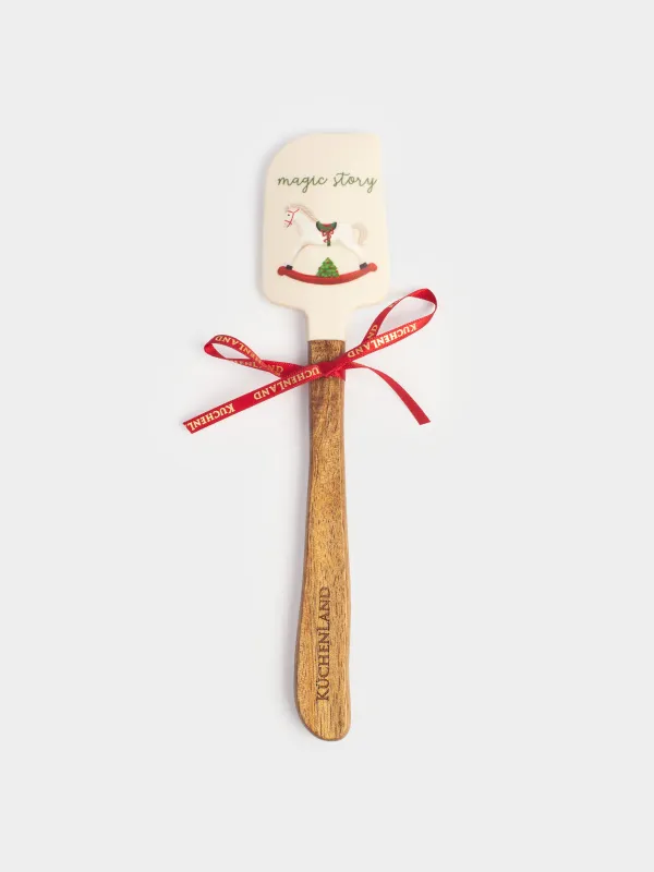 Сковорода блинная, 22 см, металл/пластик, Christmas tree, image-5