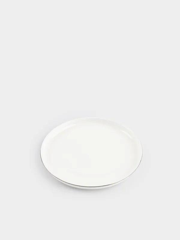 Тарелка десертная, 20 см, 2 шт, фарфор F, белая, Ideal silver, image-2