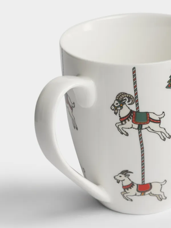 Кружка, 320 мл, Карусель, Christmas lamb, image-3