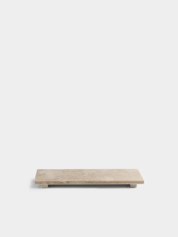 Блюдо сервировочное, 40x15 см, Travertine, image-3