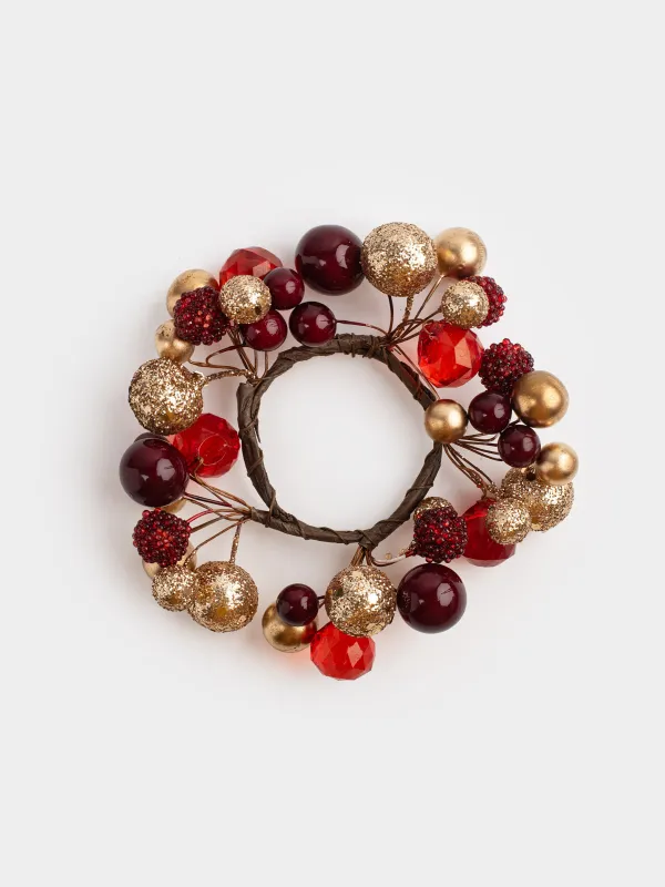 Кольцо для салфеток, 5 см, пластик, Balls sparkle, image-0