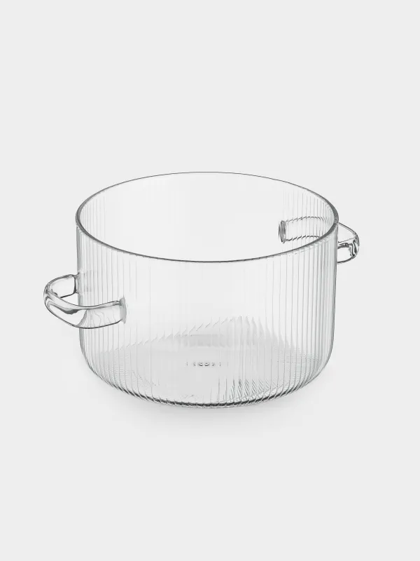 Кастрюля, 16 см, 1,7 л, с крышкой, стекло Б, Ribby, image-1