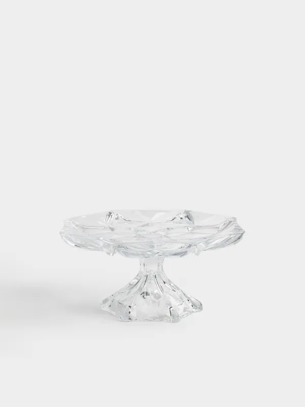 Блюдо на ножке, 33х16 см, стекло Р, Rhomb, image-0