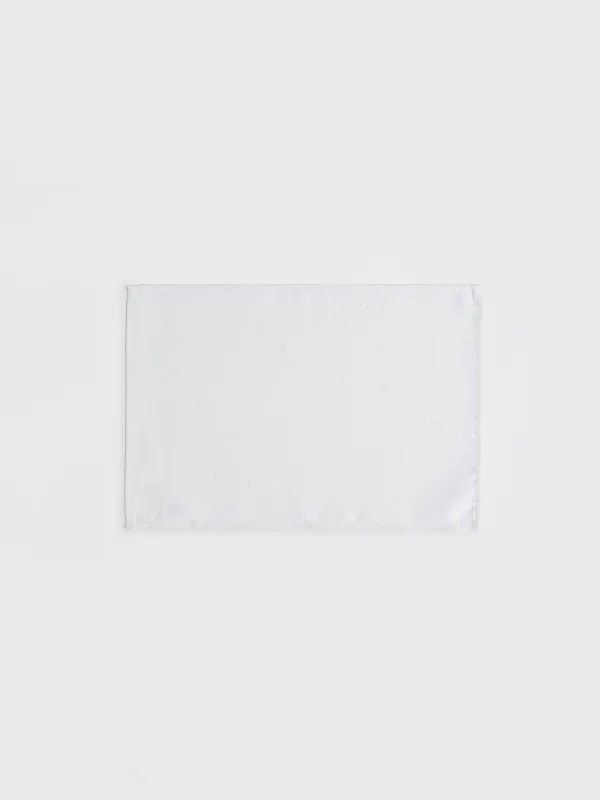 Салфетка под приборы, 30х45 см, из жаккарда, Серебристые звезды, Starlight, image-0