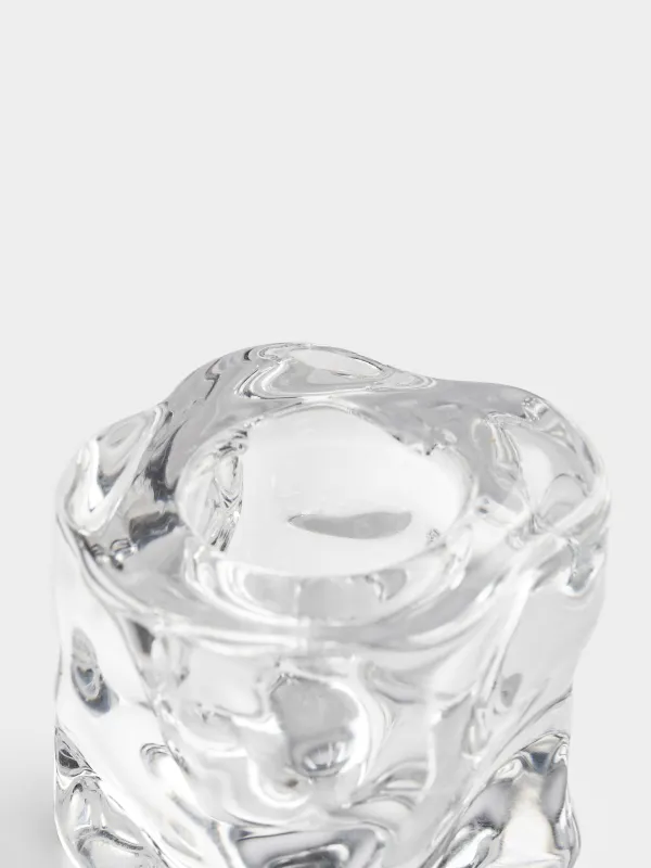 Подсвечник, 5x4 см, для тонкой свечи, стекло, Concave, image-2