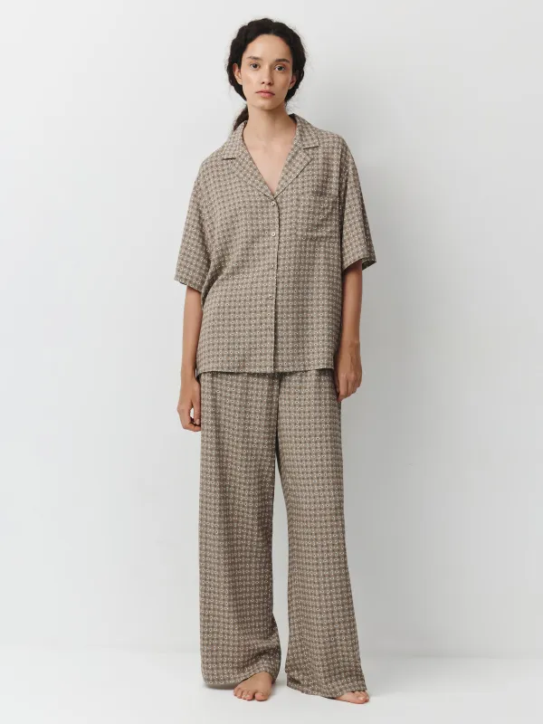 Рубашка женская, бежевая, Emri, image-1