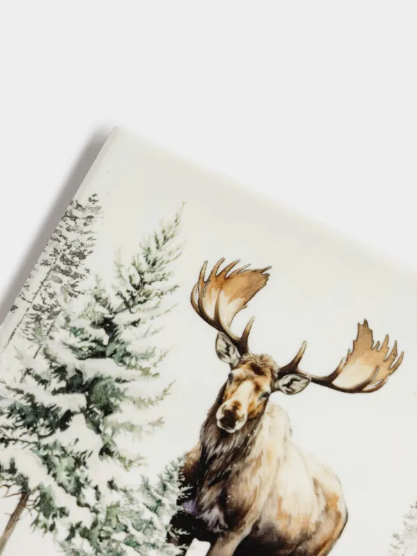 Подставка под кружку, Лось в лесу, Moose story, image-1