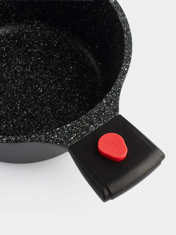 Кастрюля, 20 см, 2,5 л, с крышкой, съемные ручки, с покрытием, алюминий, Solution Red 2, image-3