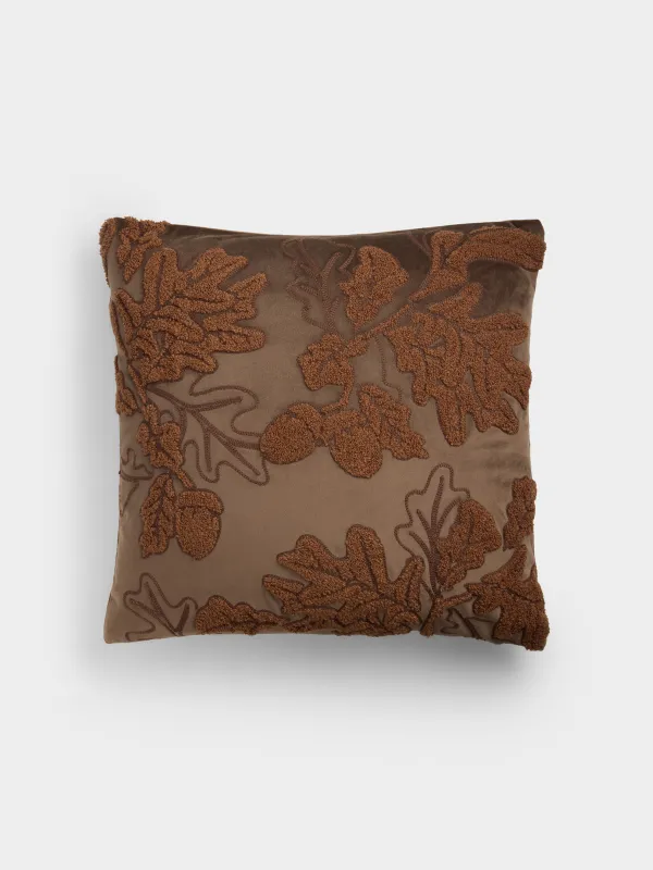 Подушка декоративная, 45х45 см, Желуди, Velvet, image-0