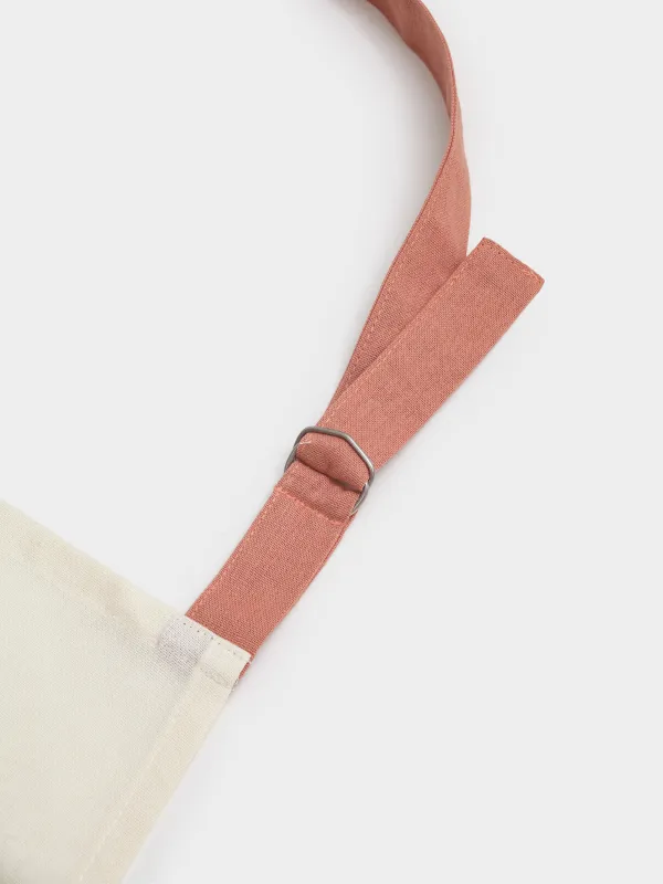 Фартук, 65х85 см, хлопок, бежевый, Еж с яблоком, Hedgehog apple, image-3