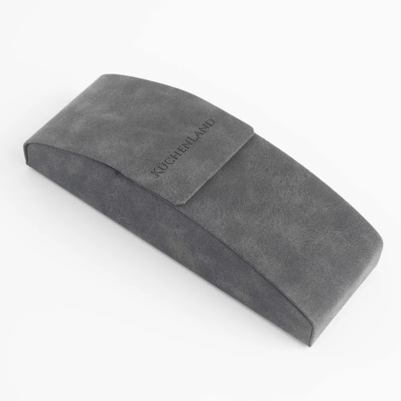 Футляр для очков, 15x5 см, полиуретан, темно-серый, Rock, image-1