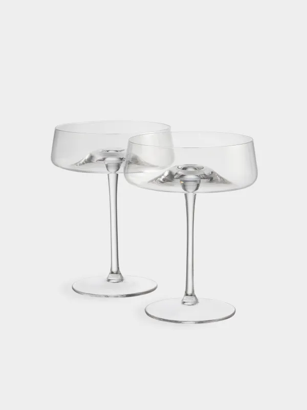 Бокал-креманка для шампанского, стекло, Savelli, image-2