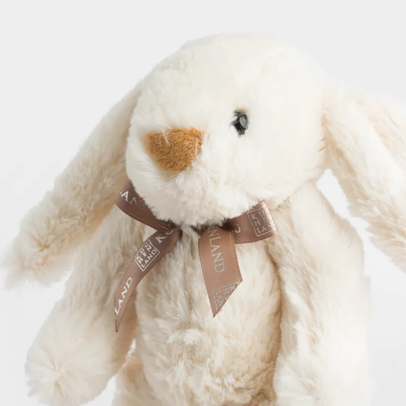 Игрушка, 21 см, мягкая, с подвижными лапами, полиэстер, бежевая, Кролик, Rabbit, image-4