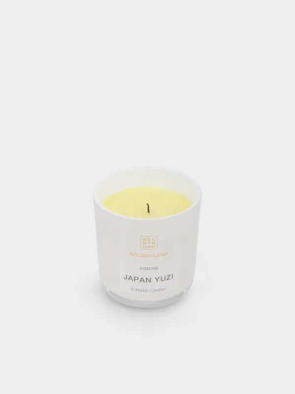 Свеча ароматическая, 9 см, в подсвечнике, Japan Yuzi, Adeline, image-3