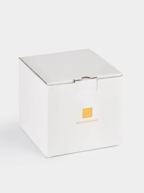 Кружка, 450 мл, фарфор F, бело-серая, Город в снегу, House built, image-5