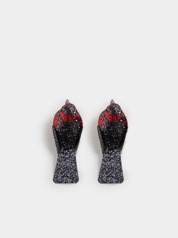 Украшение декоративное, 10 см, 2 шт, на клипсе, Птица, Birds NY, image-1