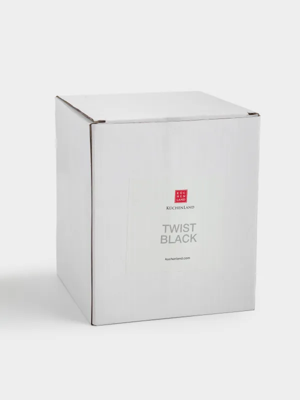 Светильник декоративный, 20 см, с ручкой, металл/пластик, черно-золотистый, Сетка, Twist black, image-2