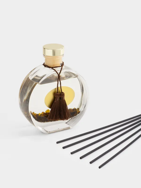 Ароматический диффузор, 160 мл, с коричневой кисточкой, Fresh Coffee, Mistral, image-1