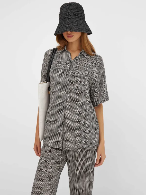 Панама, 57 см, единый размер, целлюлоза, черная, Banjo, image-1