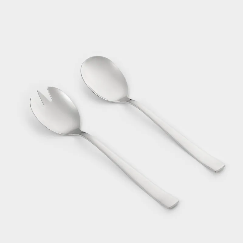 Приборы для сервировки салата, 24 см, 2 пр, ложка/вилка, сталь, Brugge