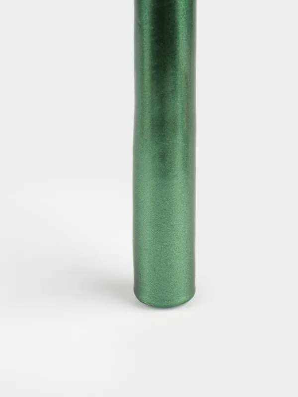 Свеча, 30 см, 2 шт, тонкая, с общим фитилем, зеленая, Vivid candle, image-3