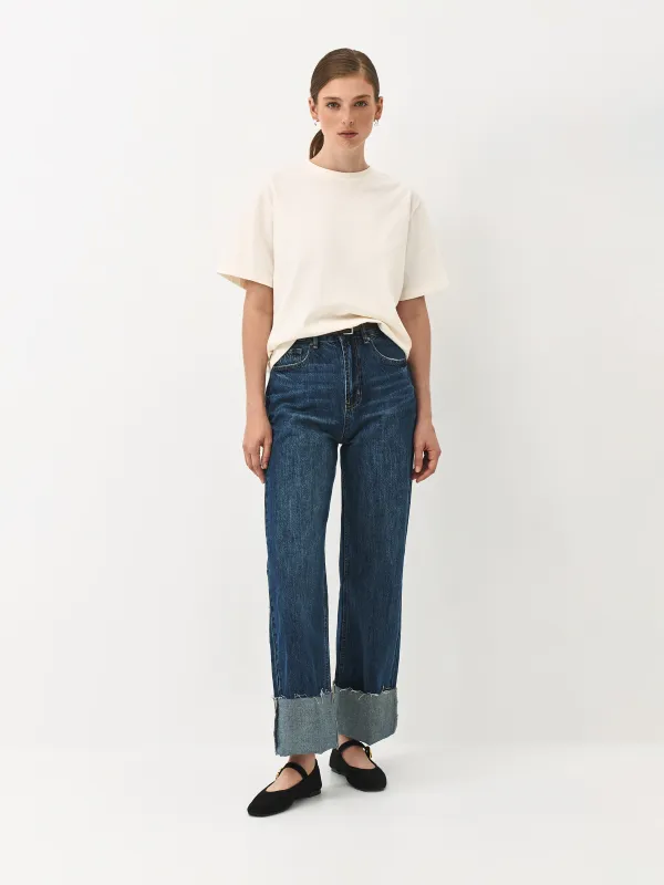 Футболка женская, бежевая, Adrianna, image-2