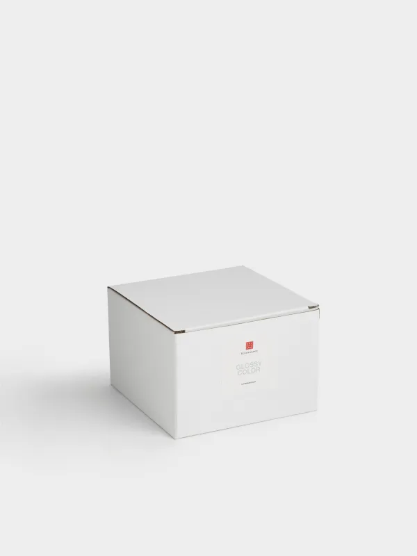 Шкатулка для украшений, 12х12 см, стекло, зеркальная, бежевая, Цветок, Glossy color, image-5