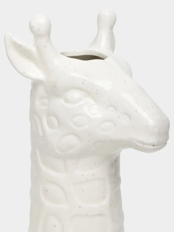 Ваза для цветов, 26 см, декоративная, в крапинку, Жираф, Giraffe, image-2