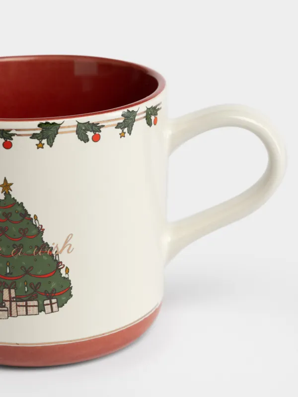 Кружка, 400 мл, Новогодняя елка, Christmas, image-1