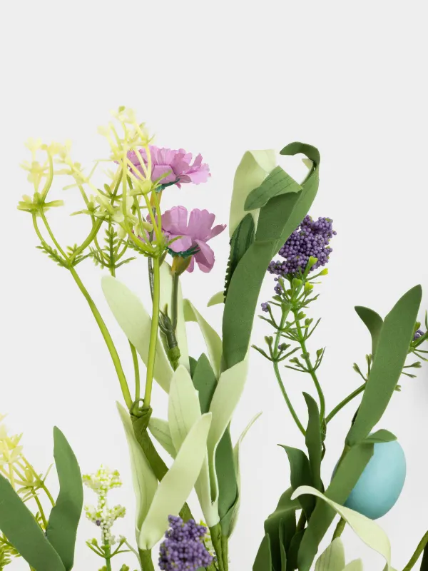 Ветка декоративная, 70 см, пенопласт/пластик, Цветы и пасхальные яйца, Easter decor, image-3