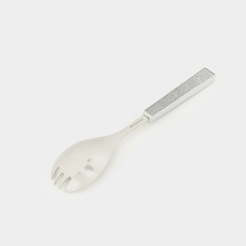 Приборы для сервировки салата, 26 см, 2 пр, ложка/вилка, сталь, Winter antarctica, image-1