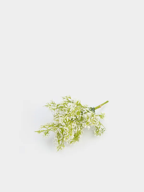 Букет декоративный, 34 см, Белые цветы, Flower garden, image-1