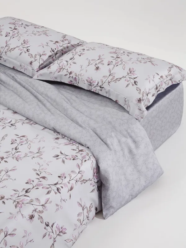 КПБ евро, тенсель 300 ТС, серый, Ветви, Tencel, image-2