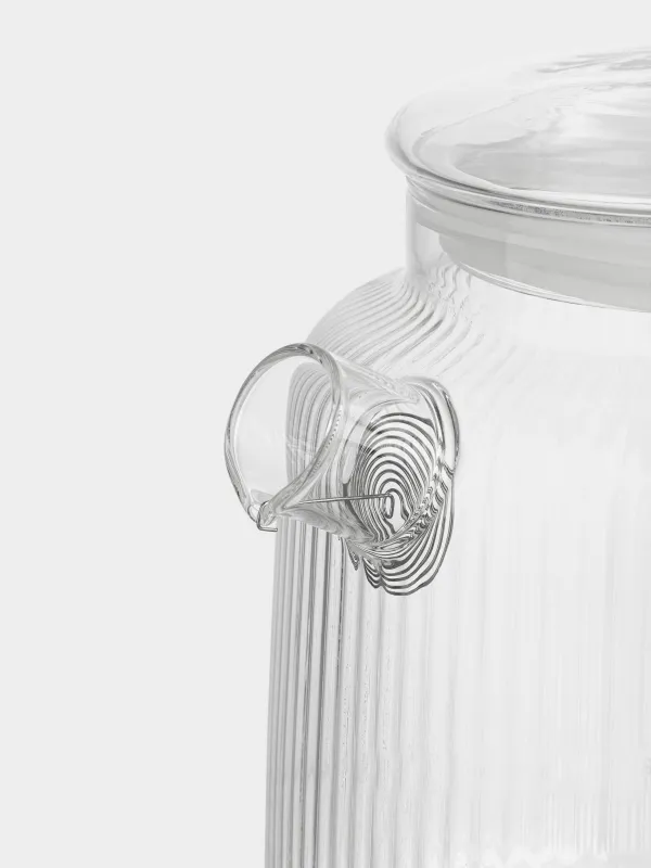 Чайник заварочный, 1,8 л, стекло Б/сталь, Ribby, image-2