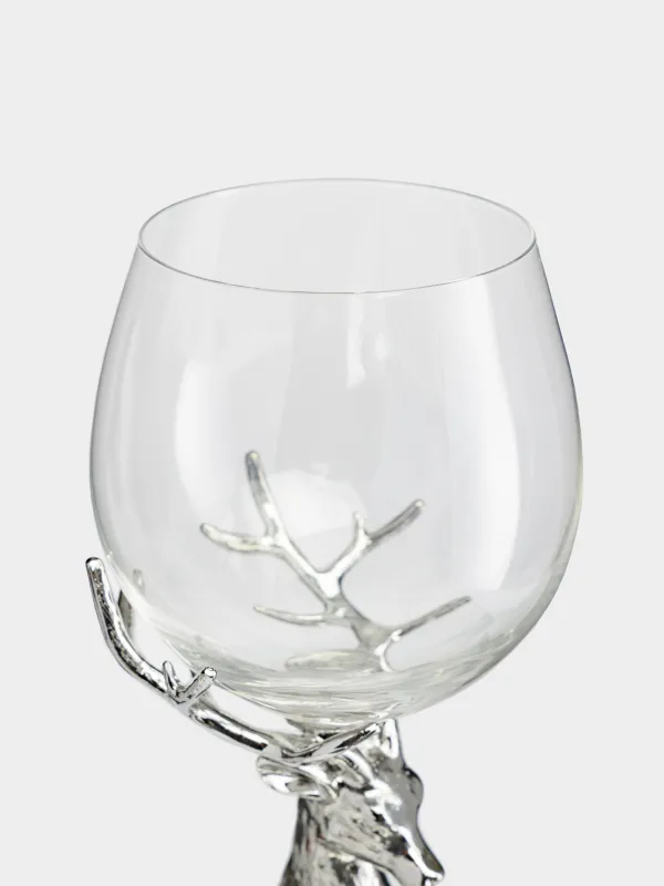 Бокал для вина, Серебристый олень, Deer silver, image-2