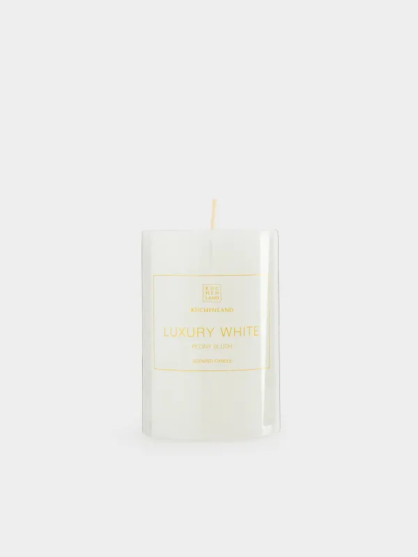 Свеча ароматическая, 10 см, цилиндрическая, Luxury white, image-3