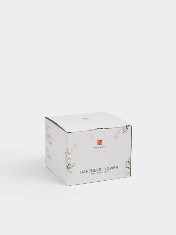 Пиала, 14x8 см, 2 шт, Цветы и листья, Rareness flower, image-5