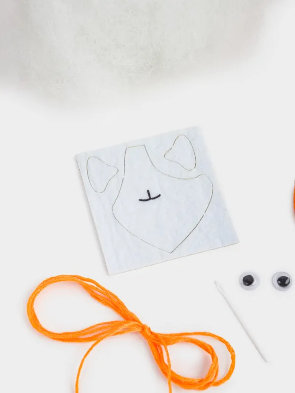 Набор для творчества, 13х15 см, рукоделие, фетр, подвеска, Корги, Creativity, image-3