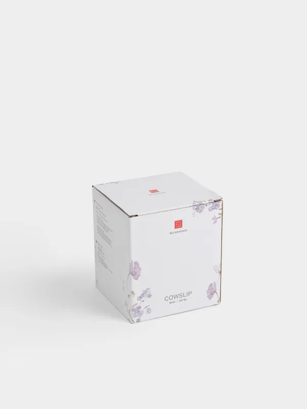 Кружка, 420 мл, фарфор N, белая, Полевые цветы, Cowslip, image-5