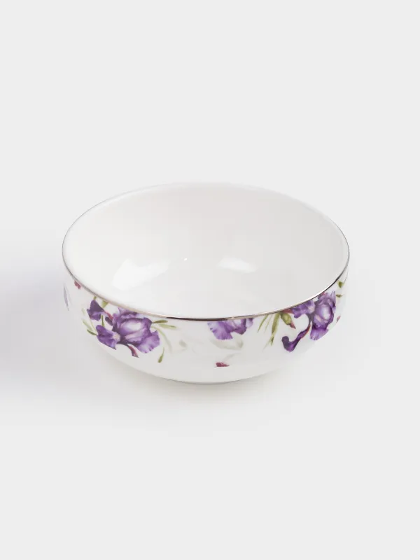 Пиала, 12х5 см, 2 шт, фарфор F, с серебристым кантом, Ирис, Antarctica Flowers, image-5