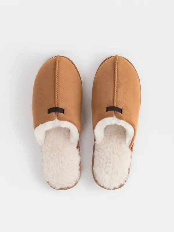 Тапочки домашние, Suede, image-1