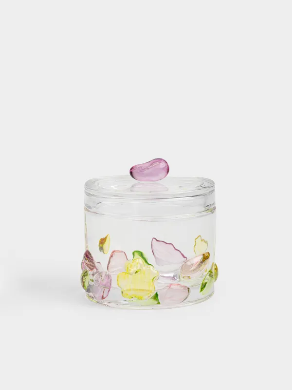 Емкость для хранения, 11х12 см, 300 мл, стекло, цветная, Clear color, image-0