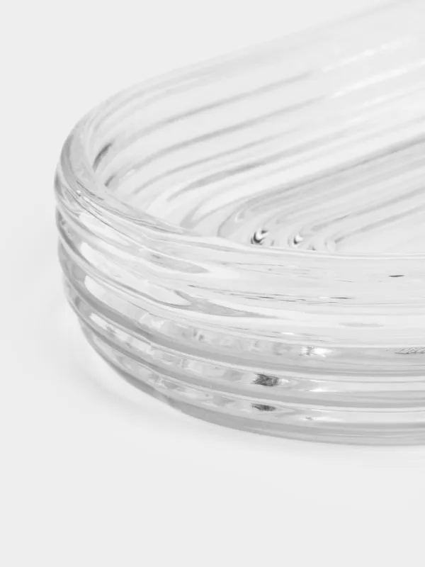 Мыльница, 13 см, стекло, овальная, Arch, image-4