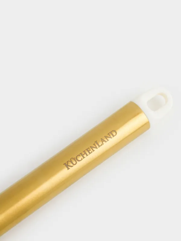 Половник, 31 см, силикон/сталь, молочный, Bello gold, image-3