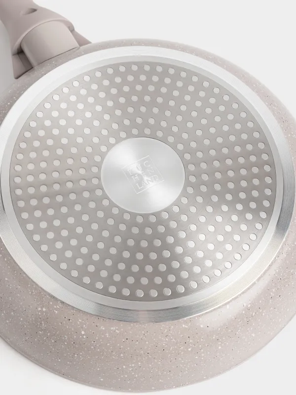 Сковорода, 24 см, с покрытием, алюминий, серая, Ginelli, image-3