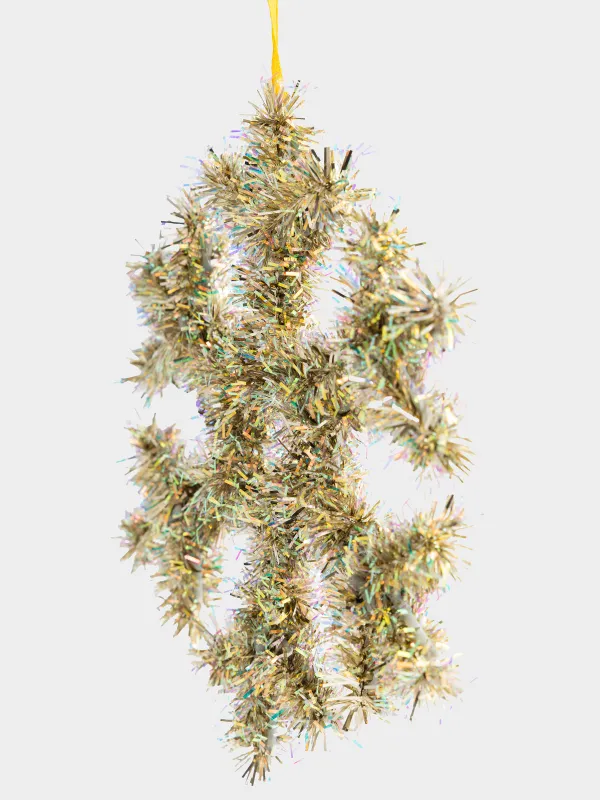 Игрушка елочная, 17 см, Снежинка, Tinsel christmas, image-2
