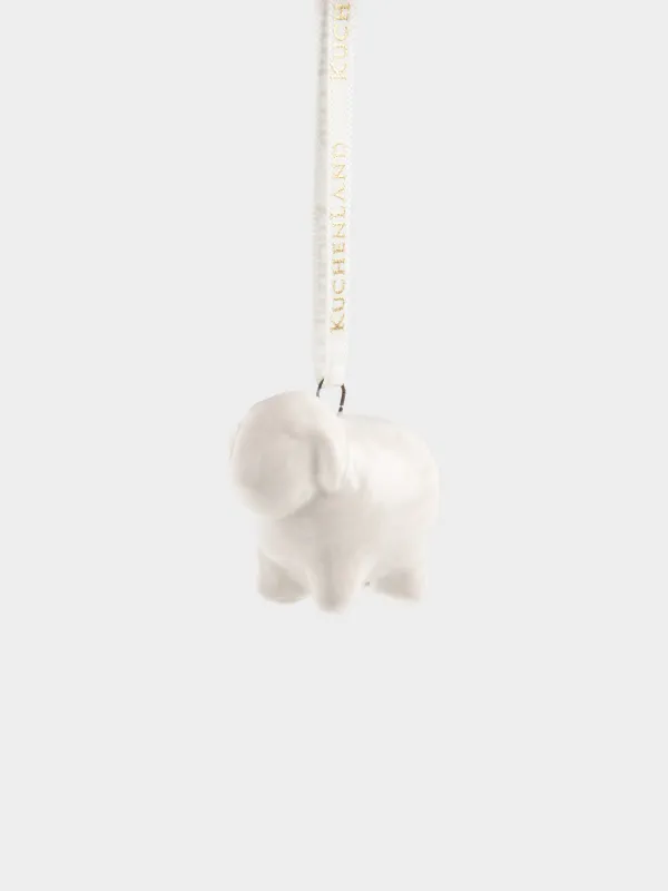Подвеска декоративная, 4 см, Овечка, Lamb, image-1
