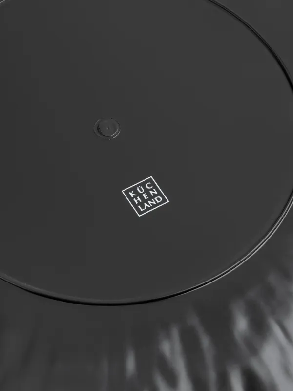 Тарелка подстановочная, 33 см, пластик, золотистая, Льдина, Plastic ice, image-4