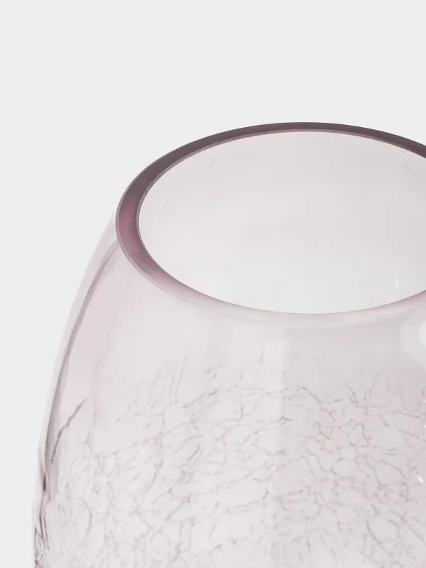 Ваза для цветов, 25 см, стекло, Ice, image-3