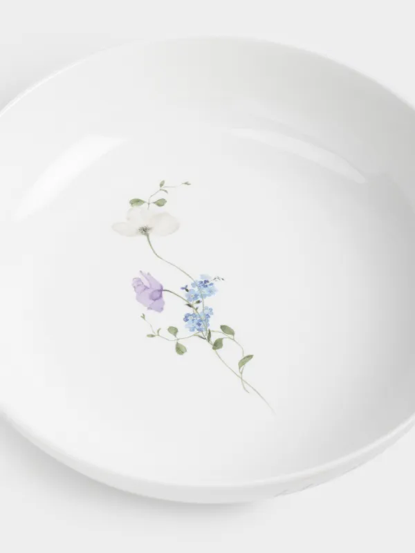 Тарелка суповая, 20х6 см, 780 мл, фарфор N, белая, Полевые цветы, Cowslip, image-2